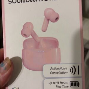Pink Wireless Earbuds